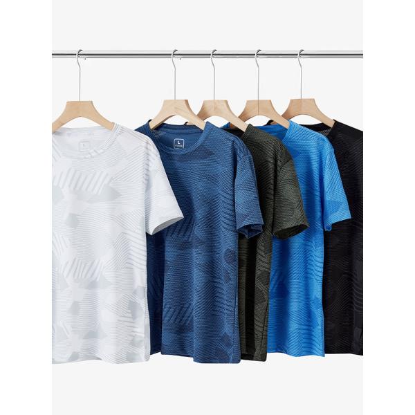 Summer UPF 50 UV Printed Tee Shirt Custom Logo Boxy Gym Streetwear for Men and Women
