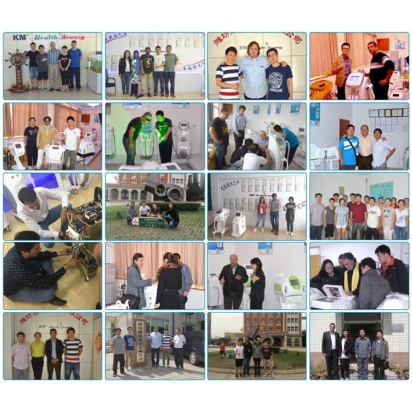 Commercial Weifang KM Médical CE 755nm/1064nm/808nm Diode Laser machine à éliminer les poils