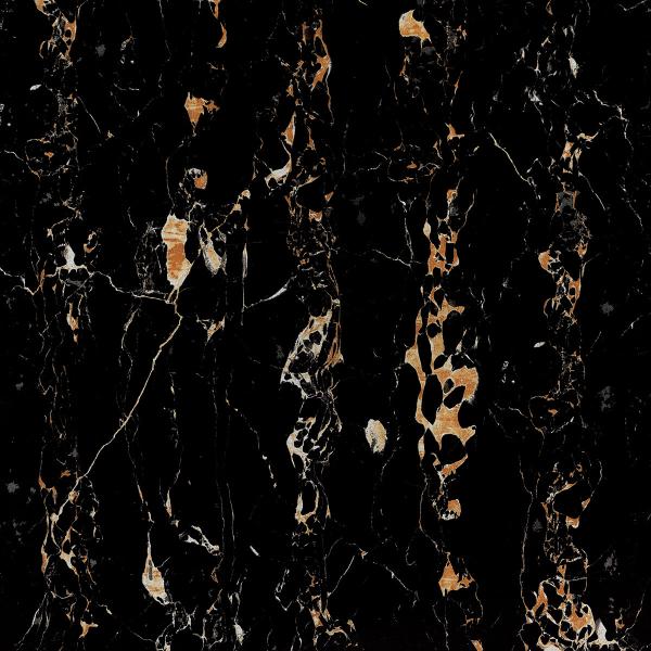 Interior Polished Floor Tiles Black African Dark Green For Living Room