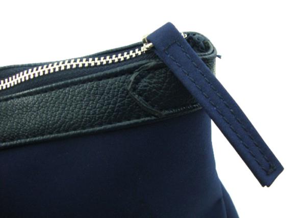 Firm Zipper Pouch Travel Accessory Bags With Microfiber And PU Material