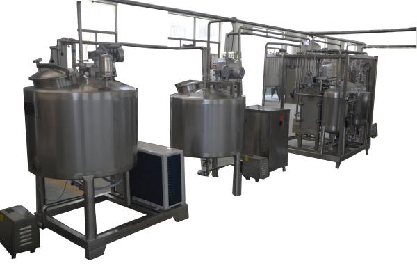 2000-60000kg Instalação de produção de iogurte mexido totalmente automática para a indústria láctea
