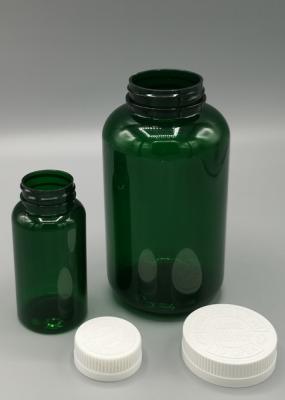 Syrup / Medical Liquid PET Medicine Bottles With Cap 50mm Diameter 113mm Height