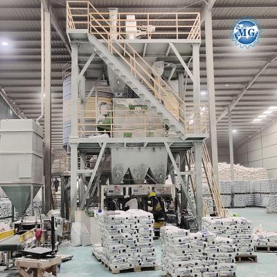 Intelligent PLC 10-30 T/H Dry Mix Powder Mortar Plant Wall Putty Sand Cement Mixer Ceramic Tile Adhesive Grout Making Machine