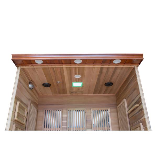 Computer Steaming Room Double Lightwave Sauna Box Full Body Detox Sweat Control Panel Sweat Steaming Room