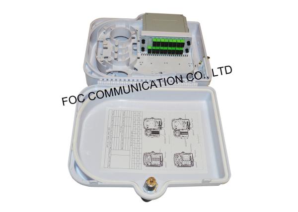 Outdoor Fiber Terminal Box 24 Core With 1:16 PLC Cassette Type Using For FTTX