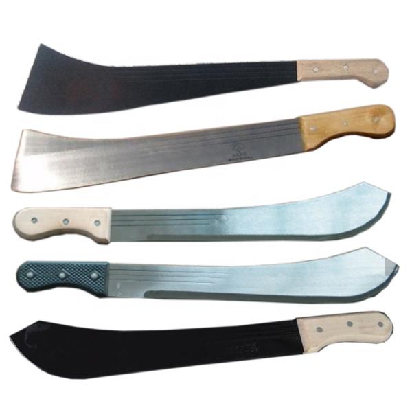 Silver Polished Multifunctional Hunting Machete 2 Inch Anti Corrosion