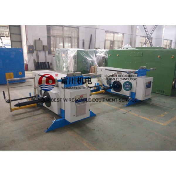 630 Active Pay Off Double Twist Bunching Machine Double Wire Twisting Pneumatic Tension