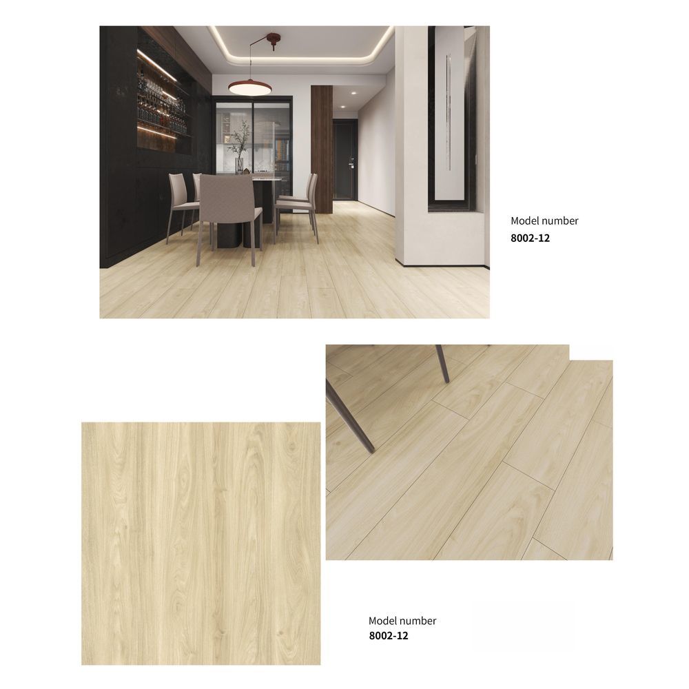 Waterproof SPC Flooring Wood Pattern SPC Rigid Core Flooring Composite Material