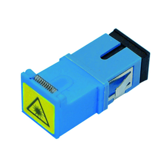 SC Cover Avoid Laser Plastic Fiber Optic Adapter/Coupler without Flange