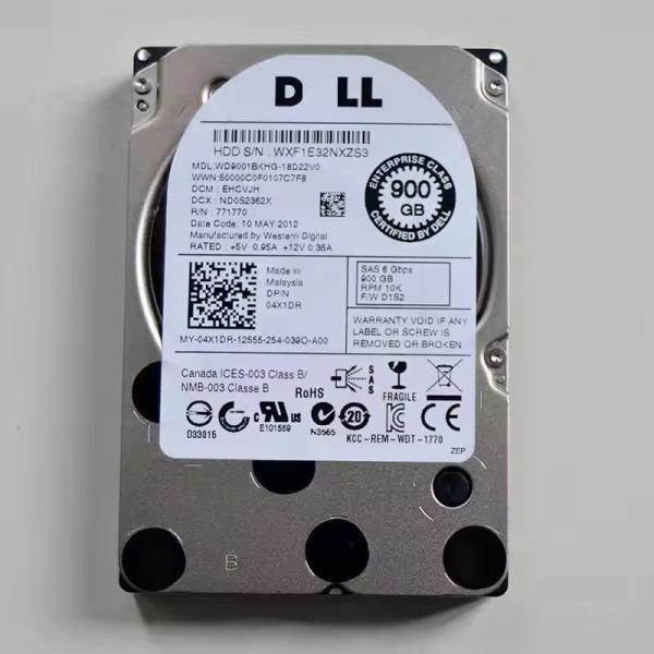 Customized 900GB SAS 10K 2.5 6G Server HDD for s Server Single Disk Capacity 7GB Item Condition