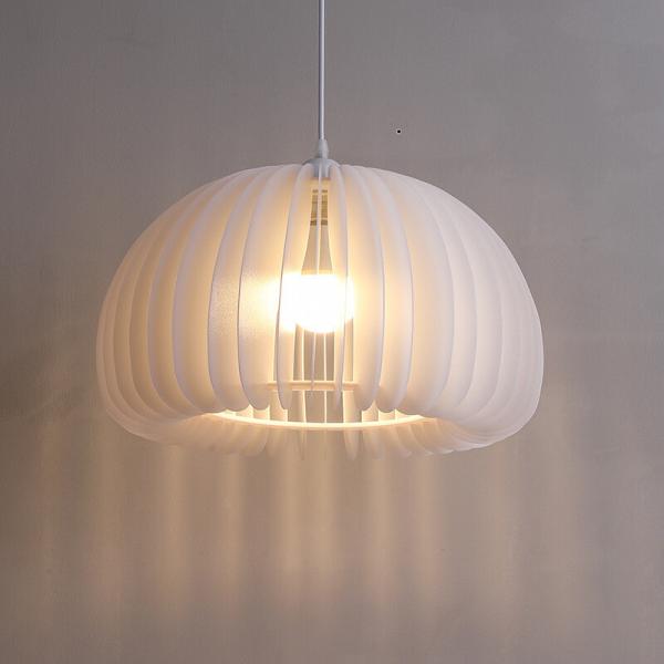 Decoración lujosa E27 lámpara de colgante LED Lustres de seda para el salón y el comedor