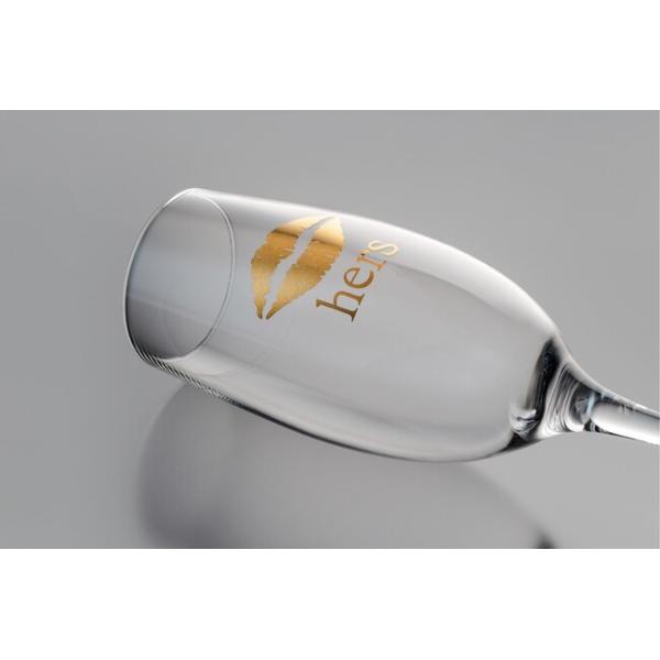 Wedding Engagement 258ml Etched Champagne Glasses 9 Ounce Mouth Blown Lead Free