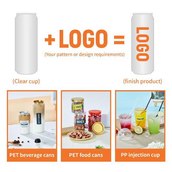 100 Recyclable Clear Pet Beverage Bottles Energy Drinks Plastic Cans