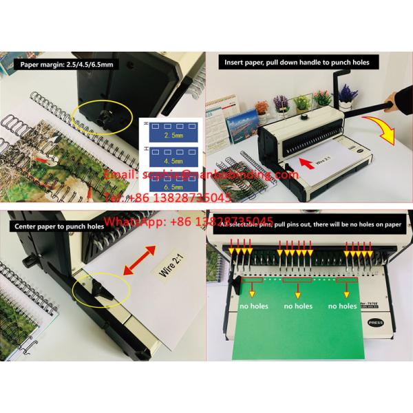Емкость T970E 20sheets Макс пробивая и бумажная связывая машина