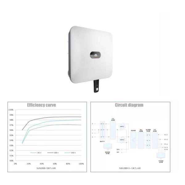 10kw Solar Inverter Huawei Sun2000-10KTL-M1 Hybrid Grid Inverter with Purer Sine Wave