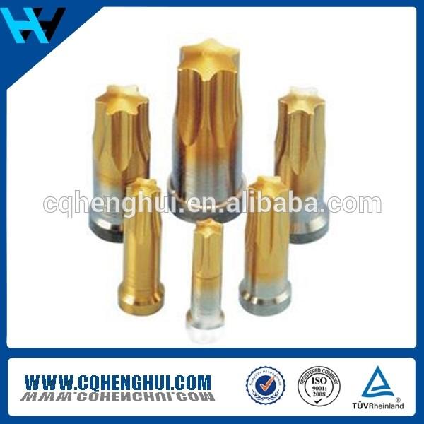 High Precision HSS Punch Pin OEM Design Screw Die Parts With TIN Coating