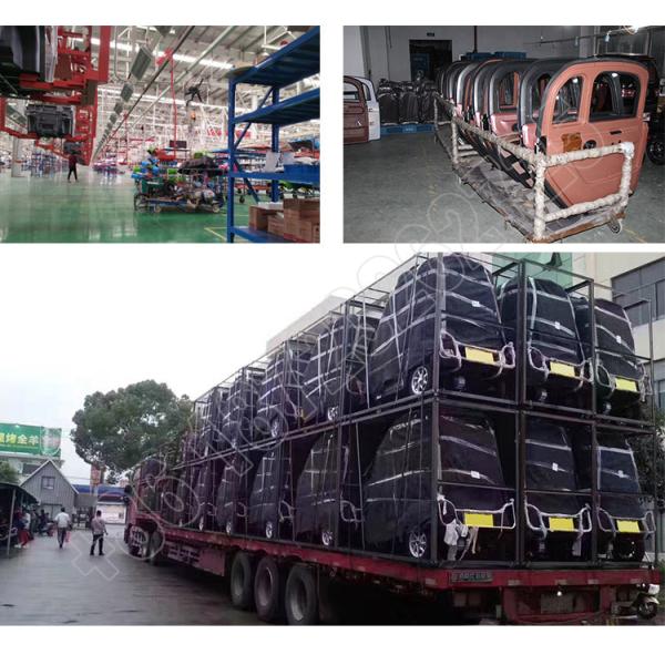 Brushless Motor Electric Passenger Tricycle 1200W 1500W Enclosed Electric Tricycle