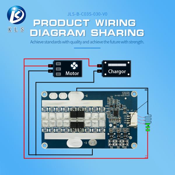 KLS 3S BMS: 12V - 21V, 80A pour les batteries Li-ion, LMO, Lithium ternaire et Li-polymère - carte de circuit de protection et module de charge de l'équilibre