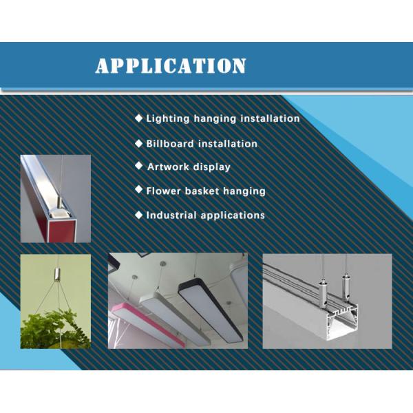 Stainless Steel Cable Suspension Lighting Kit for Drop Ceiling