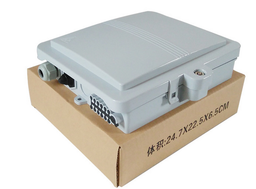 12 Core Outdoor IP65 FTTH Products 8 Core Plug In Optical Termination Fiber Splitter Box
