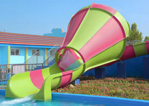 Commercial Water Slide for Kids Raft Slide for Family Fun Custom Height Layout | FRP 304 Stainless Steel