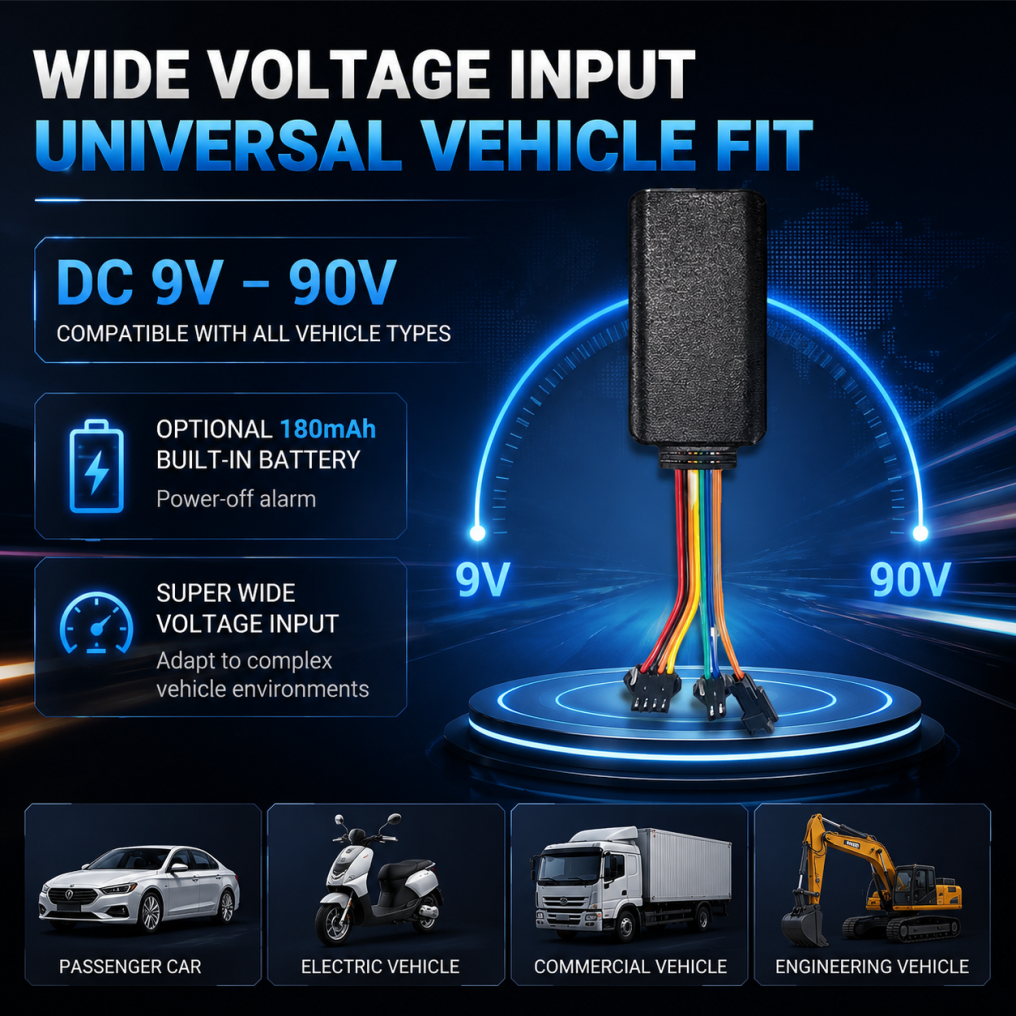 VF03 4G Full-Network Vehicle GPS Tracker