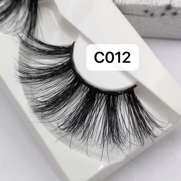 NATURAL HANDMADE 30MM OVERLENGTH REAL MINK EYELASH
