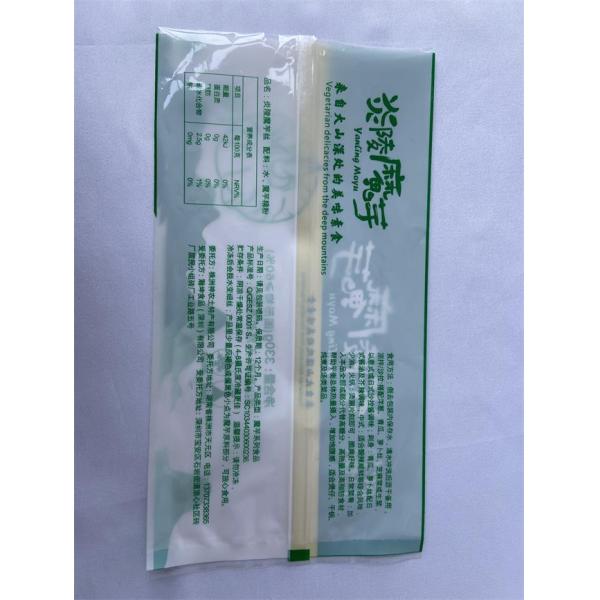 Back Seal Mylar Packaging Bag Transparent Stand Up Food Pouches