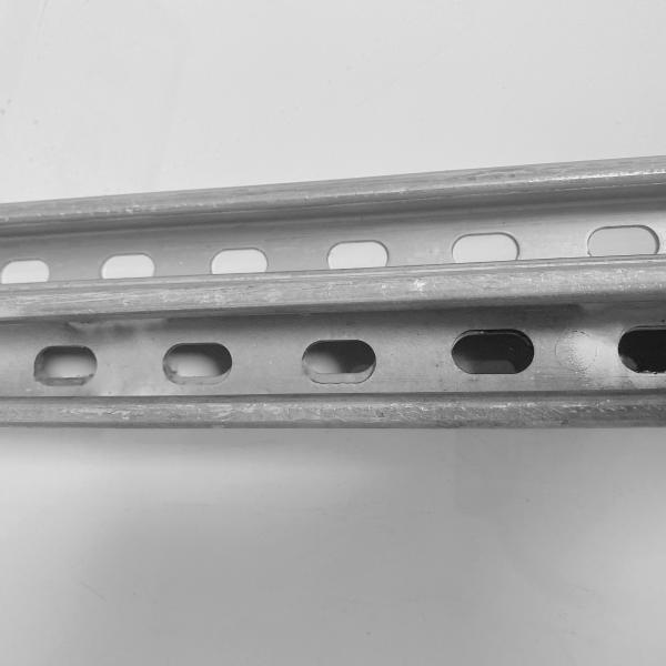 304 Stainless Steel Unistrut Slotted Channel Pre Galvanized HDG metal strut channel