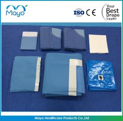 Bloco ortopédico cirúrgico estéril descartável com U-separação Drape feito na porcelana