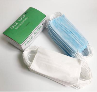 Elastic Earloop Disposable Medical Face Mask Color Customized Fashionable