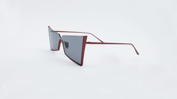 Half-rim frame One Piece Sunglasses Ladies Women Sunwear UV 400 nobby party style Daily accessories