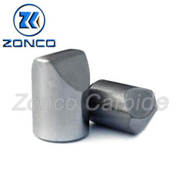 Tungsten Carbide Conical Mining Button Silver Color Customized