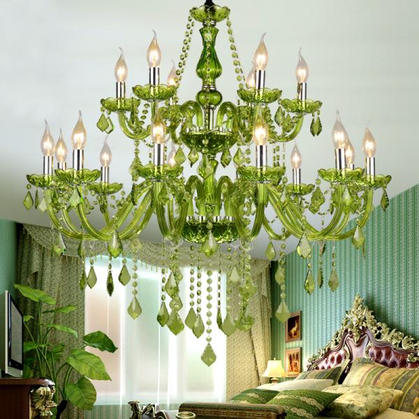 Green crystal chandelier Kitchen Dining room Lighting Fixtures (WH-CY-51)