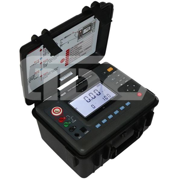 ZX2677 5KV 2000GΩ Цифровой термоизоляционный тестер Меггер-метр с испытанием постоянного тока