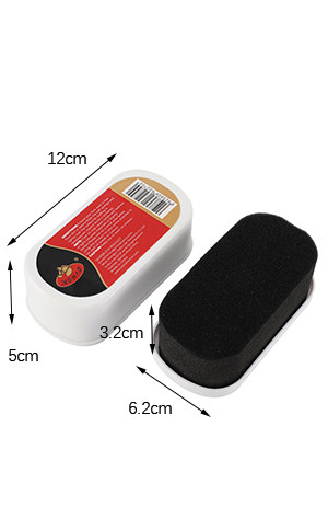 Shoe Shine Sponge Round At Both Ends Leather Shoes Quick Shine Instant Shoe Polish Customization For 3000 PCS / Color