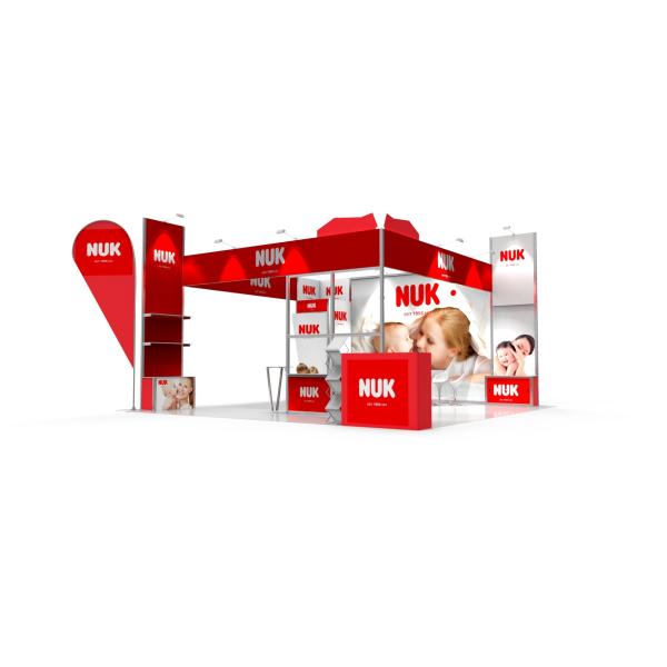 10'*20' Aluminum extrusion trade show booth exhibit display custom tradeshow