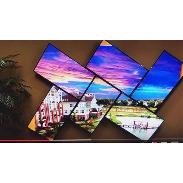 Настенный дисплей Лкд формы искусства 55 дюймов видео-, стена узкого шатона неза