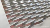 Outdoor Diamond Hole Expanded Metal Mesh Decorative Wall Cladding Aluminum Wire