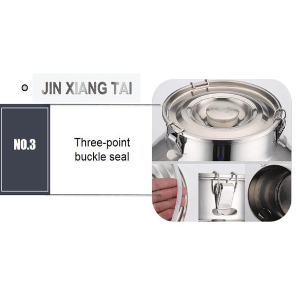 ISO 18 Litres Stainless Steel Milking Machine Bucket Refrigerator Cooling