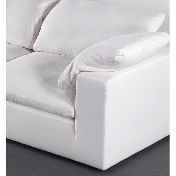 BN Italian Furniture Large Seat Deep Fabric Sofa Sailboat Living Room Corner Sofa