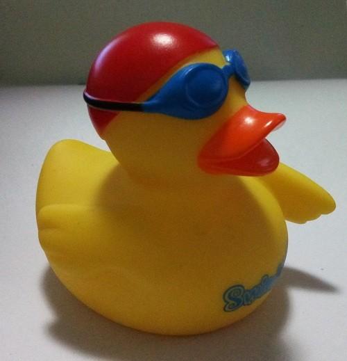 Eco - Friendly Bath Tub Weighted Rubber Ducks Harmless For Children Shower OEM weighted Music Duck