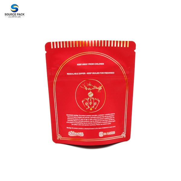 Wholesale Doypack Weed Packaging 3.5g Custom Printed Mylar Bag with Zipper