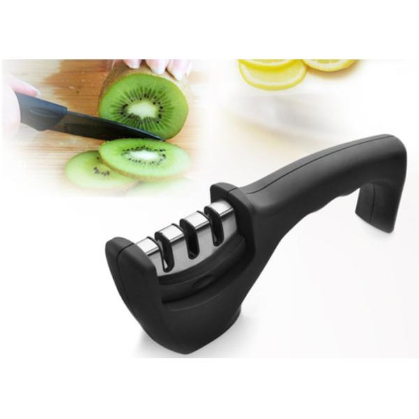 3 Stage Ceramic Knife Sharpener Egde Knife Sharpener For Steel Straight Knives