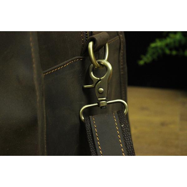 Реальная сумка багажа кожи лошади кожаных вещевых мешков сумасшедшая для перемещения LB02