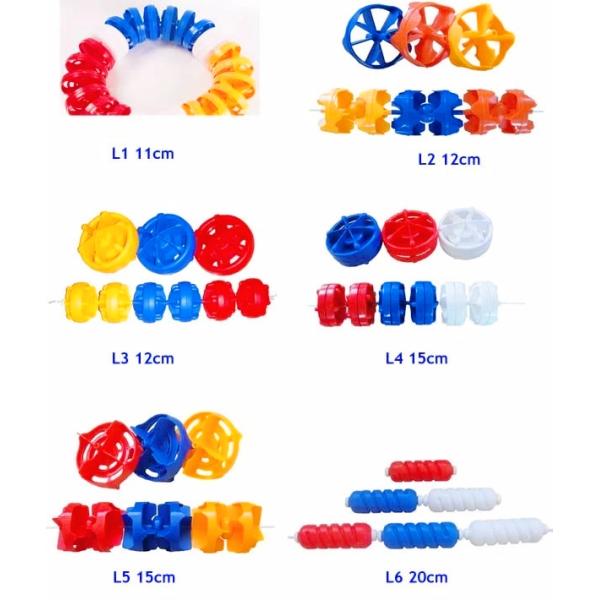 Веревочки майны бассейна доказательства 25м царапины формы Спиралиты