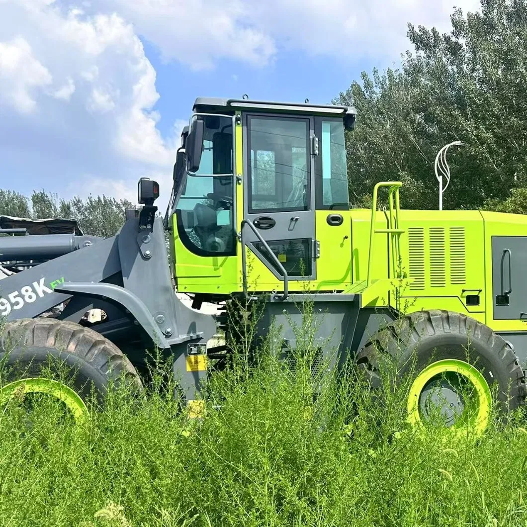 Factory Price 6 Ton Electric Loader Battery Electric Wheel Loader with Optional Attachments