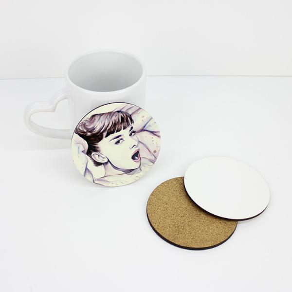 Sublimation 4mm or 6mm Hardboard Drink Coasters - 3.75 Round