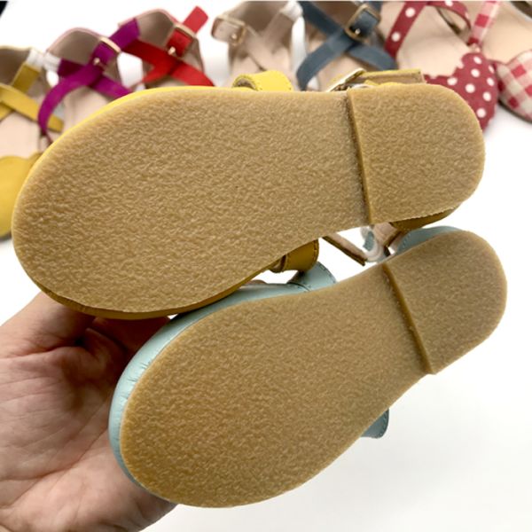 Ballet Flats Ankle Strap Size23-30 Leather Baby Walking Shoes
