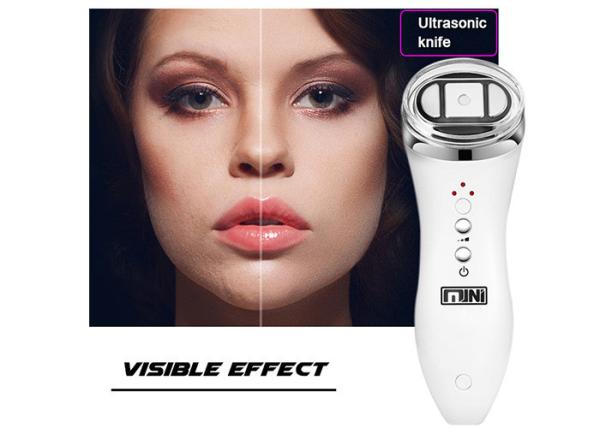 Portable Radio Frequency Face Lift Device , Ultrasonic Ion Face Beauty Stimulator